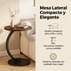 thumbnail image 2 of Mesa De Centro Lateral Living Vanguardia Madera Nactural Marrón, 2 of 8