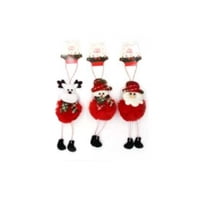 Genérico - Pack 03 Adornos Para Arbol De Navidad Decoracion Navideña 22 Cm