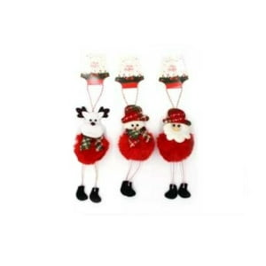 Genérico - Pack 03 Adornos Para Arbol De Navidad Decoracion Navideña 22 Cm