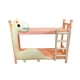 thumbnail image 5 of Muebles Para Muñecas Cama Apilable Para Dormitorio Casa De Muñecas Mini Paisajes Rosa, 5 of 5