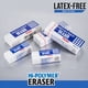 thumbnail image 5 of Bloque Eraser Pentel Hi-Polymer, pequeño, blanco, paquete de 4 unidades ZEH05BP4, 5 of 6