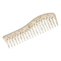 Magideal - Peine Accesorio Resistente Al Calor, Diente Ancho, Peluquería, Aseo General Corte De Cabello Para Viajes Peluquería, Todo Tipo De Cabello, Peinado En