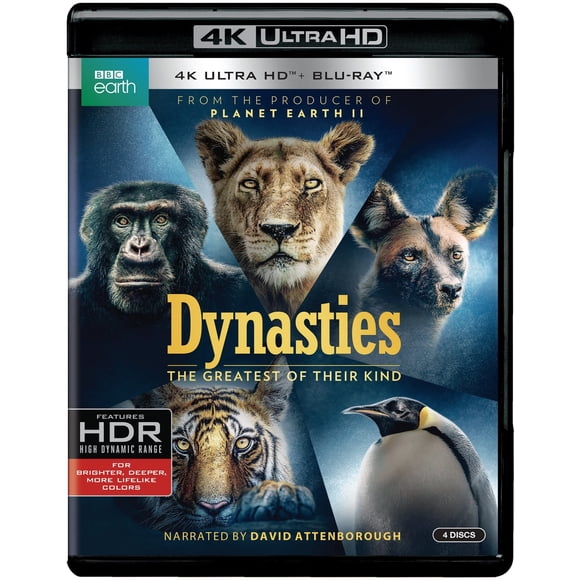 Documental BBC Dynasties 4K Ultra HD + Blu-ray