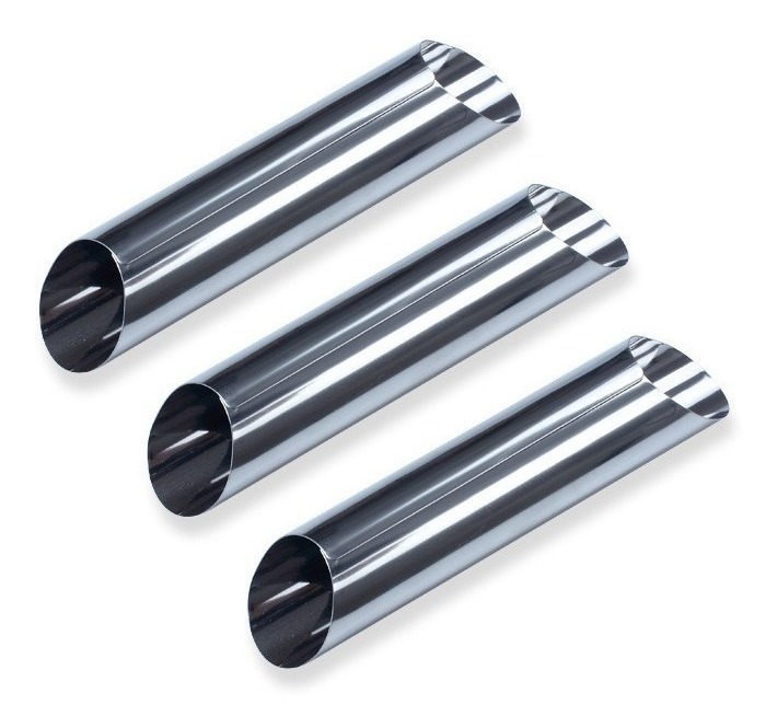 Genérico - Packx3 Molde Tubos Rollos Cannoli Moldes Croissant Pan Danes