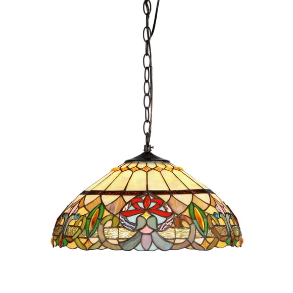 Lámpara colgante de techo Chloe Lighting CH33360VR18-DH2 Victorian 46 cm