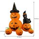 thumbnail image 2 of Linterna inflable de calabaza Halloween NovaFloat 1,8 m LED, 2 of 9