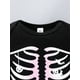 thumbnail image 5 of Adorable Halloween Outfit - Bat Skull Print Romper and Hat for Babies, 5 of 5