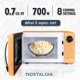 thumbnail image 2 of Microondas Nostalgia 20 L 700 W LED Naranja con bloqueo infantil, 2 of 7