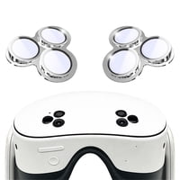Genérico - Película Protectora De Lente Compatible Con Meta Quest 3S - Protector De Pantalla De Vidrio Templado 9H Con Accesorios De Marco De Aleación De Aluminio-Astilla