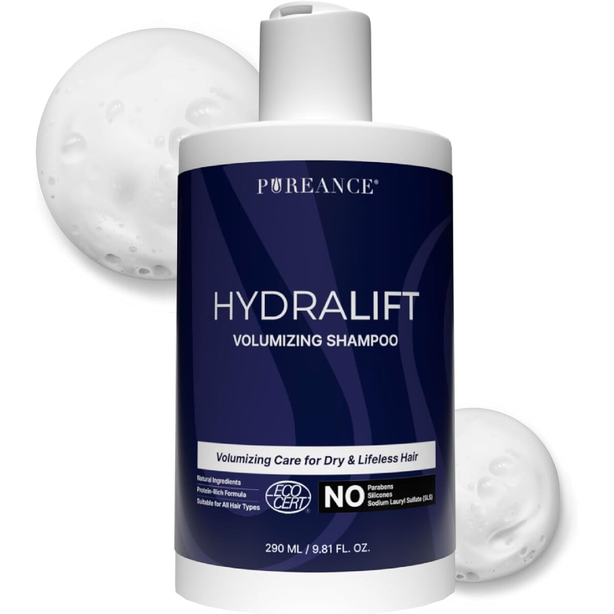 Shampoo Voluminizador Pureance Hydralift 290ml Cabello Fino