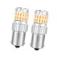 thumbnail image 4 of 2 Bombillas De Luces De Freno Traseras Parpadeantes De 9-30 V, Iluminación Amarilla BA15S, 4 of 5