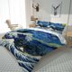 thumbnail image 2 of Van Gogh's Starry Sky And Waves Quilt Duvet Cover Set Pillow case Print3-Piece Bedding Set (1 Duvet Cover + 2 Pillow Shams), 2 of 3