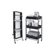 thumbnail image 2 of Organizador Carro Plegable Multiuso 3 Niveles Negro, 2 of 3