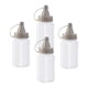thumbnail image 4 of 4 Botellas Peque?as Para Apretar, Contenedor Portátil De Almacenamiento De Alimentos, Botellas Para Condimentos, Botella Gris, 4 of 5