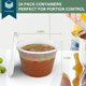 thumbnail image 2 of Recipientes de almacenamiento de alimentos vivigu Deli, 473 ml [juego de 24] sin BPA, 2 of 7