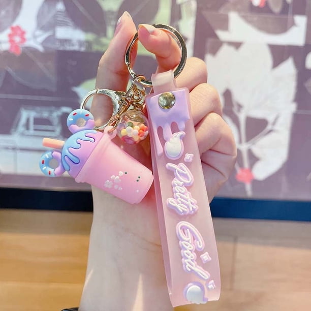 Cute Candy Color Ice Cream Keychain - Perfect Bag and Purse Charm for Kids and Adults