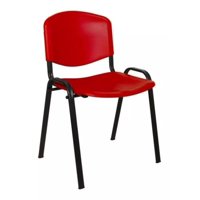 Silla Iso Polipropileno Roja Ideamarketspa