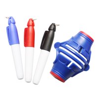 Magideal - Forro De Pelota De Golf, Herramienta De Marcador De Pelota De Golf, Marcador De Alineación De Pelota De Golf, Herramienta De Dibujo De Línea De Pelota , Azul