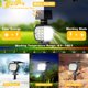thumbnail image 4 of Luces solares Kaxiida de 46 LED, impermeables IP68, 3 modos de brillo, 4 of 7