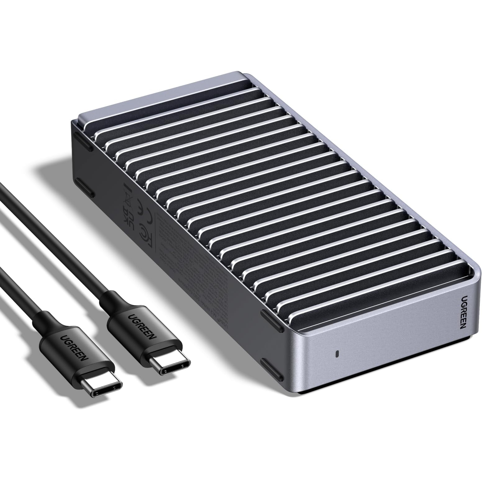 Carcasa M.2 Nvme Ugreen 40gbps Con Disipador Doble Cara