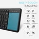 thumbnail image 3 of Teclado inalámbrico Perixx PERIBOARD-716 con panel táctil negro, 3 of 9