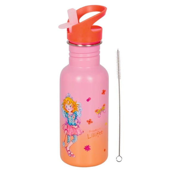 Botella De Acero Inoxidable De 0.5 Lt De Princesa Lillifee