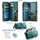 thumbnail image 3 of Cuero CaseMe para Samsung Galaxy A37 5G Funda Tipo Billetera [Bloqueo RFID] con Soporte para 10 Tarjetas, Cierre de Zíper y Ranura para Billetes, Correa Magnética de Hombro y Muñeca de Cuero PU, 3 of 10