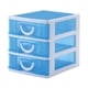 thumbnail image 1 of Organizador De Artículos Diversos Para Tocador, Escritorio, Habitación, Joyas, Hogar, Ba?o, Organizadores De Maquillaje, Azul, 1 of 5