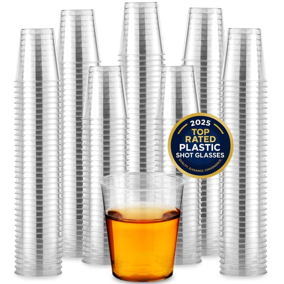 Vasos de Plástico para Shots Stock Your Home 1.5oz Transparentes 1000 unidades