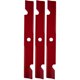 thumbnail image 1 of Cuchilla Exmark 103-6403-S dentada para Lazer Z AS CT XP LC Pioneer, 1 of 5