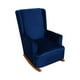 thumbnail image 2 of Sillon Mecedor Felpa Azul Marino, 2 of 3