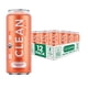 thumbnail image 1 of Bebida energética CLEAN Cause Peach Yerba Mate espumosa 473 ml x12, 1 of 5