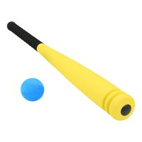 Magideal - Esponja Bates De Béisbol Juguete Juguete De Béisbol Juvenil Artículos Deportivos Juego De Entrenamiento Coordinación Mano-Ojo Seguridad Niños Pequeños Amarillo