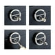 thumbnail image 4 of Joyero Maletín Organizador 2 Niveles Con Llave + Espejo Negro, 4 of 6