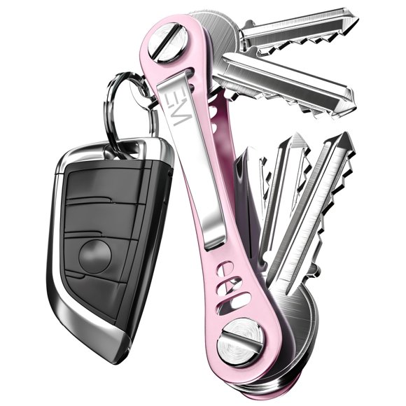 Llavero organizador compacto de 14 llaves rosa – EM Premium Products