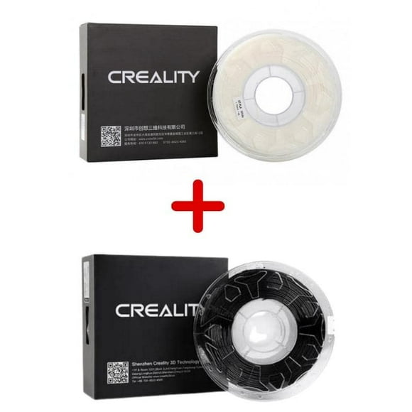 Pack Filamento 3D PLA Negro + Blanco 1kg | Filamentos