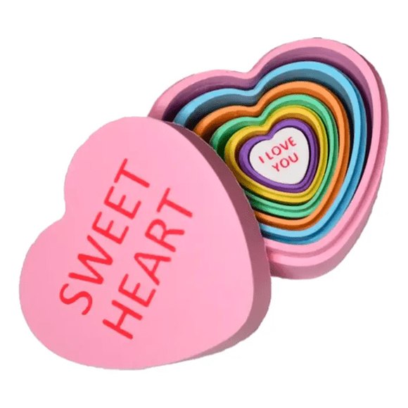 Corazones de caramelo para regalo - San Valentín (CLIP)