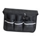 thumbnail image 3 of Bolsa De Herramientas Tela Oxford Con Bolsillos Jardinero Para Limpieza Restaurante Catering Negro, 3 of 5