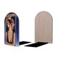 thumbnail image 2 of El Apartamento Sujetalibros decorativos temáticos, tope para estantería con base antideslizante, uso dual para hogar y oficina - 2 piezas, 2 of 6
