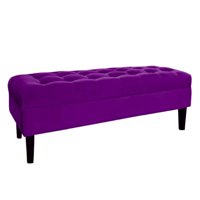 Tapiceria Moderna - Banqueta Baul Portofino Color Morado