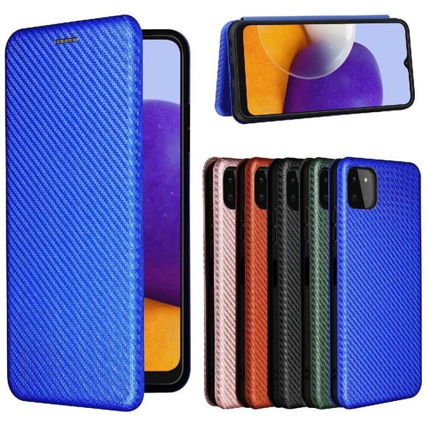 Funda Flip para FOXDOCK Samsung Galaxy A22 5G - Funda magnética de negocios, funda protectora delgada