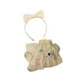 thumbnail image 3 of Figura De Peluche Con Traje De Vestir Y Accesorio De Diadema Para Muñecas De 17 Cm, Color Blanco, 3 of 3