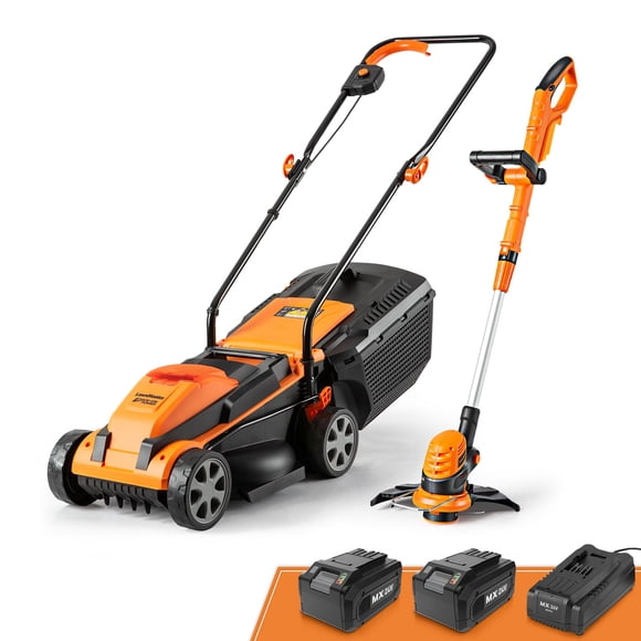 Combo LawnMaster 24V Max de cortacésped de 33 cm y recortadora de 25 cm