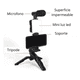thumbnail image 2 of Soporte Para Celular Fotos Videos Tripode Microfono Luz Led, 2 of 8