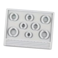 Magideal - Tablero De Cuentas Para Mujer, Almacenamiento De Proyectos De Arte, Práctico Estuche De Exposición, Artesanía Diy Para Fabricación De Joyas, Pulsera,