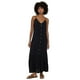 thumbnail image 1 of Vestido Mujer Largo Corte Asimétrico Negro Corona, 1 of 5