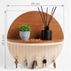 thumbnail image 3 of Repisa Organizador Soporte de Pared para Llaves Decoración Recibidor, 3 of 6