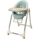 thumbnail image 1 of Silla De Comer Plegable Con Ruedas Verde Lubabycas, 1 of 8
