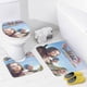 thumbnail image 4 of Dragon Quest-theme 4-Piece Shower Curtain Set with Rugs, Waterproof Bathroom Decor Set Includes Bath Mat, U-Shaped Rug, Toilet Lid Cover and Curtain with Hooks, 4 of 6