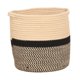 thumbnail image 5 of Cesta De Lavandería Tejida Para Ba?o, Cesto De Juguetes Para Bebé Para Zapatos, Almohadas, Calcetines, Medio, 5 of 5